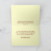 Erhalten Sie wohle Stärke Karte (Innenseite)