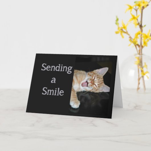 Erhalten Sie wohle Umarmungen, Küsse u. Karte (Gelbe Blume)