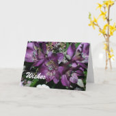 ERHALTEN SIE WOHLE WUNSCH-GRUSS-KARTEN KARTE (Gelbe Blume)