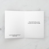 Erhalten Sie wohle Wünsche Karte (Innenseite)