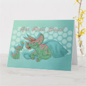 Erhalten Sie wohlen bald Triceratops groß Karte (Gelbe Blume)