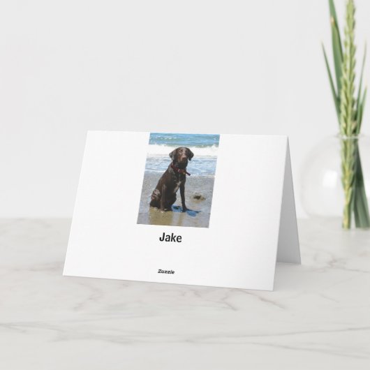 Erhalten Sie wohlen Jake Karte (Rückseite)