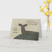 Erhalten Sie wohlen Weißwedelhirsch-Dollar im Karte (Gelbe Blume)