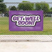 Erhalten Sie wohles bald Lila Banner (Insitu)