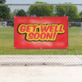 Erhalten Sie wohles bald Rotes Banner (Insitu)