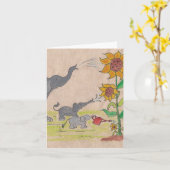 Erhalten Sie wohles Ellies Karte (Gelbe Blume)