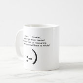 Erhalten Sie wohles Gelächter - entspannen Sie Kaffeetasse (Vorderseite Links)