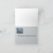 Erhalten Sie wohles Gruß Karte-Stiefmütterchen Karte (Innenseite)