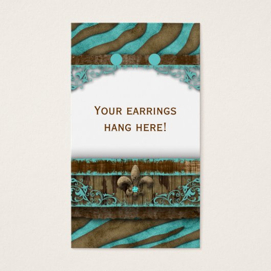 Erhalten von Grafikkarten Niedliche Zebra-Lilie (Vorderseite)