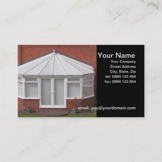 Erhaltende Visitenkarte (Vorderseite)