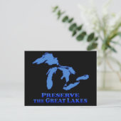 Erhaltung der Großen Seen - Postkarte (Stehend Vorderseite)