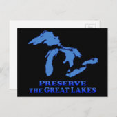 Erhaltung der Großen Seen - Postkarte (Vorne/Hinten)