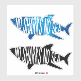 Erhaltung der Haie Aufkleber