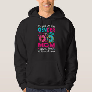Erhaltung der Liebe zwischen rosa und blauer Mama Hoodie