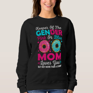 Erhaltung der Liebe zwischen rosa und blauer Mama Sweatshirt
