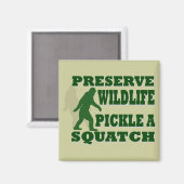 Erhaltung der wild lebenden Tiere Magnet (Vorderseite/Rückseite)