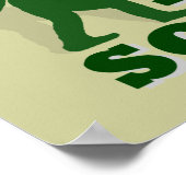 Erhaltung der wild lebenden Tiere Poster (Ecke)