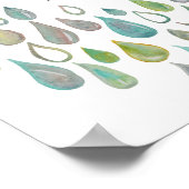 ERHALTUNG DES WASSERSCHUTZPLATZES Gerettet Erde Poster (Ecke)