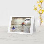 *****ERHALTUNG***** GREETKARTE KAYAK STIL KARTE (Gelbe Blume)