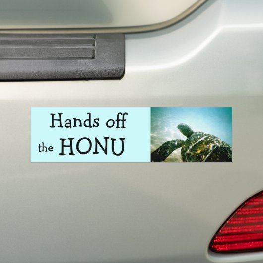 Erhaltung: Retten Sie die Seeschildkröte Autoaufkleber (Auf Auto)