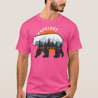 Erhaltung und Schutz - Rett unserer Nationalparks  T-Shirt