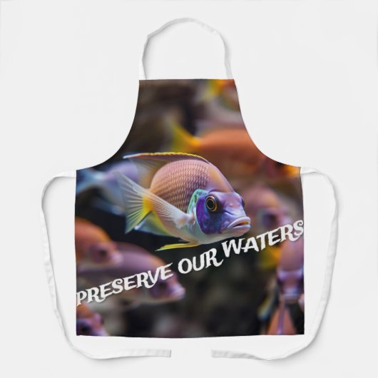 Erhaltung unserer Gewässer Schürze (Vorderseite)