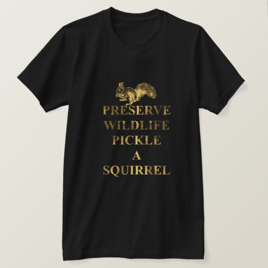 Erhaltung von Wildpfeffern T-Shirt (Design vorne)
