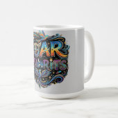 Erhebe deinen Geist Kaffeetasse (VorderseiteRechts)