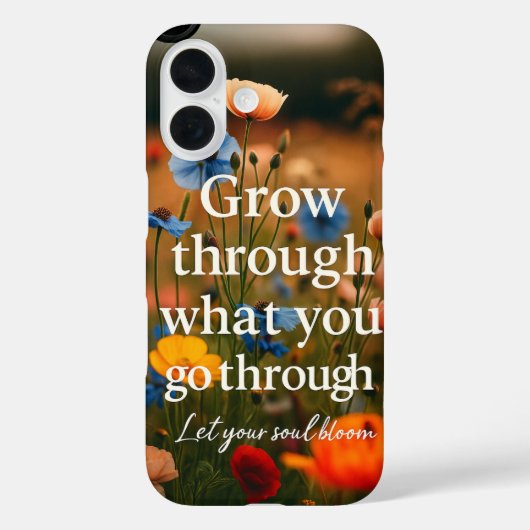 "Erhebe dich & Leuchte" Motivationszitat iPhone-Hü Case-Mate iPhone Hülle (Rückseite)