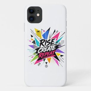 Erhebe dich, schaffe, wiederhole - Inspirierende M Case-Mate iPhone Hülle