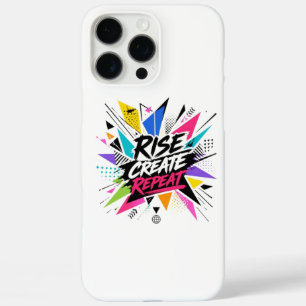 Erhebe dich, schaffe, wiederhole - Inspirierende M iPhone 16 Pro Max Hülle