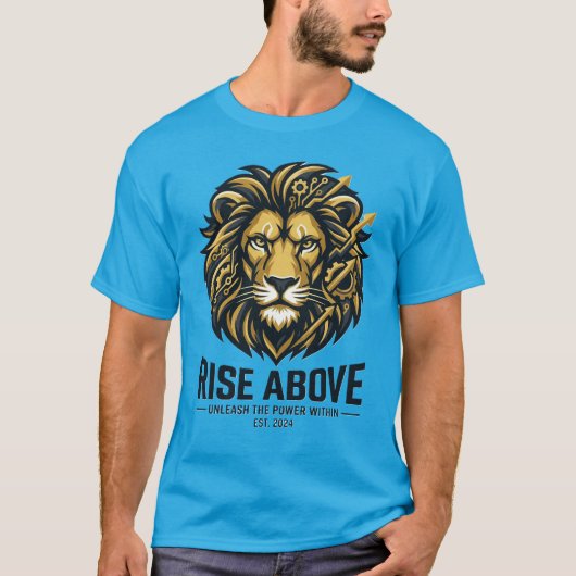 Erhebe dich über das gewöhnliche Shirt – Cyber-Löw (Vorderseite)