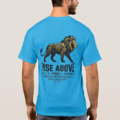 Erhebe dich über das gewöhnliche Shirt – Cyber-Löw (Rückseite)