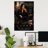Erhebe dich über Grenzen – Poster für das Executiv (Heimbüro)