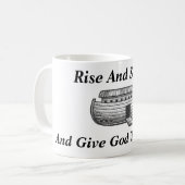 Erhebe dich und strahle CSG Tasse (Vorderseite Links)