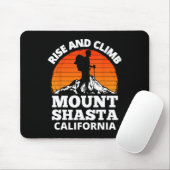 Erheben Sie sich und besteigen Sie den Mount Shast Mousepad (Mit Mouse)