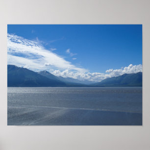 Erhebende Alaska-Berge Poster