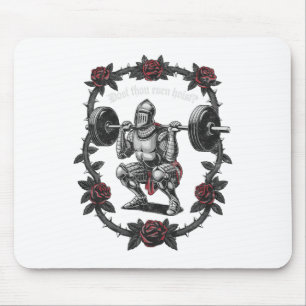 Erhebst du sogar Ritter Gewichtheber Workout G Mousepad