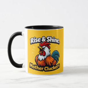 Erhebt euch und strahlt, Muttergans-Hühner, Roster Tasse