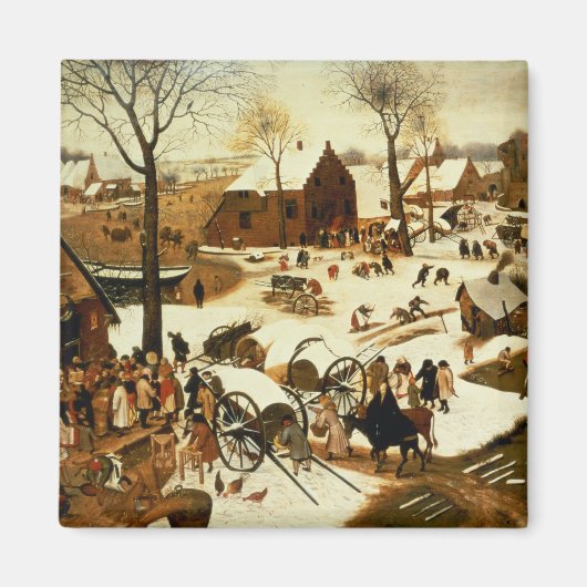 Erhebung in Bethlehem, c.1566 Magnet (Vorne)