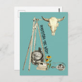 ERHEBUNG WESTERN LAND SURVEYOR ALTER WESTEN POSTKARTE (Vorne/Hinten)