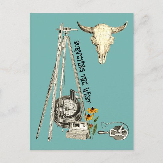 ERHEBUNG WESTERN LAND SURVEYOR ALTER WESTEN POSTKARTE (Vorderseite)
