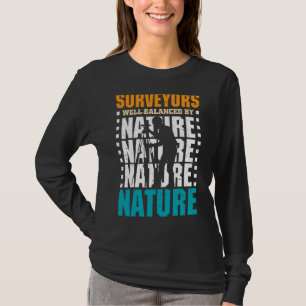 Erhebungen, die durch die Naturlandumfrage ausgegl T-Shirt