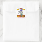 Erhebungen Quadratischer Aufkleber (Tasche)