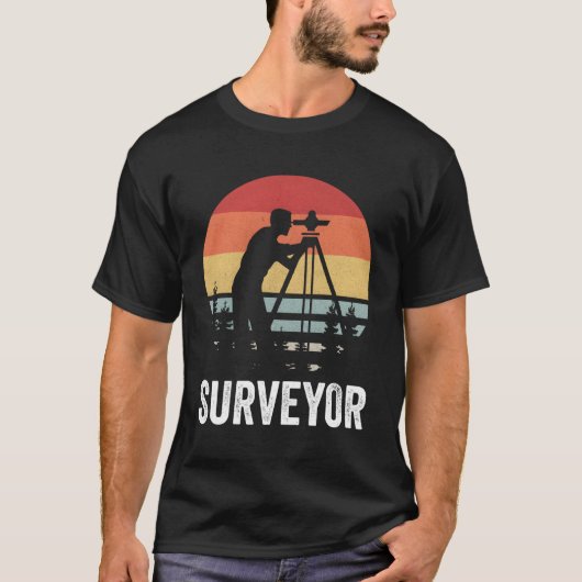 Erhebungsanalyst für Land T-Shirt (Vorderseite)
