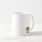 Erheiternde Regenbogen-Wolke Motivations-Kaffeetas Kaffeetasse (VorderseiteRechts)