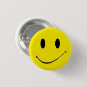 Erhellen Sie Ihren Tag ~ Vintage Retro Gesicht Button (Vorne & Hinten)