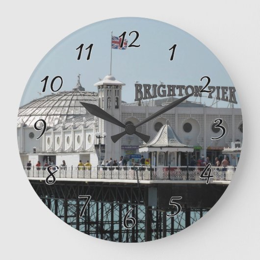 Erhellen Sie Marinepalast Großbritannien Große Wanduhr (Vorderseite)