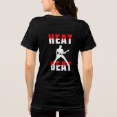 Erhitze den Beat Tri-Blend Shirt (Rückseite)