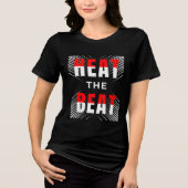 Erhitze den Beat Tri-Blend Shirt (Vorderseite)